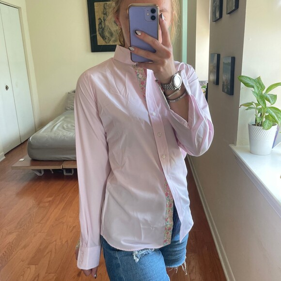 Essex Classics Coolmax Straight Collar Shirt Pink 16 - Picture 2 of 5